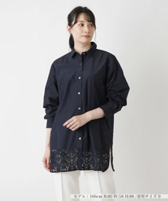 ＜Leilian (Women)＞ロング丈ブラウス