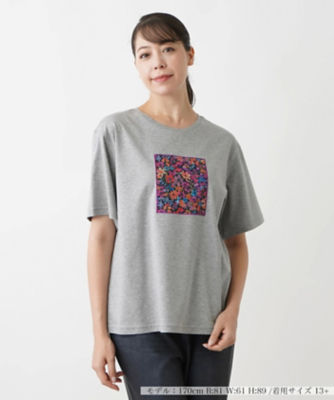 ＜Leilian plus house (Women/大きいサイズ)＞フラワーＴシャツ