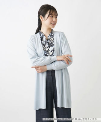 ＜Leilian (Women)＞ロング丈トッパーカーディガン