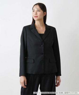 ＜Leilian plus house (Women/大きいサイズ)＞バックペプラムブレザ－