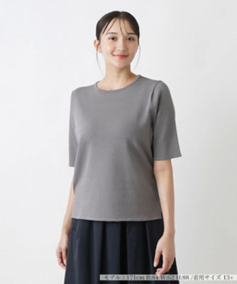 ＜Leilian plus house (Women/大きいサイズ)＞クルーネックニットプルオーバー