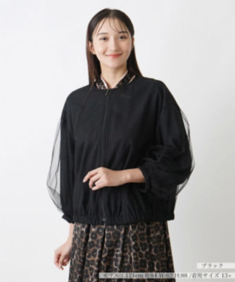 ＜Leilian plus house (Women/大きいサイズ)＞ジップブルゾン【ＴＨＥ　ＮＥＷ】