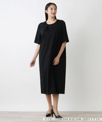 ＜Leilian plus house (Women/大きいサイズ)＞サックワンピース【ＴＨＥ　ＮＥＷ】【Ｌｅｉｌｉａｎ　ＷＨＩＴＥ　ＬＡＢＥＬ】