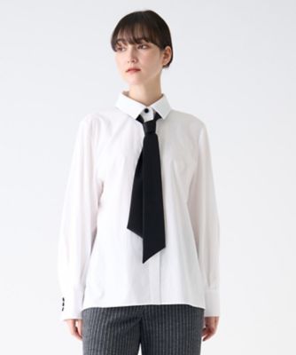 ボウタイ付きシャツブラウス | LANVIN COLLECTION (Women)/ランバン 