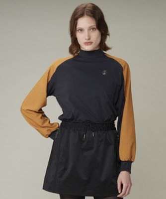 切り替えデザインモックネック長袖シャツ【UV】 | LANVIN