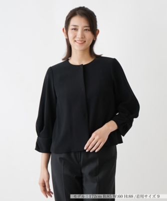 ＜Leilian (Women)＞洗えるジャケット【ＴＨＥ　ＮＥＷ】【Ｌｅｉｌｉａｎ　ＷＨＩＴＥ　ＬＡＢＥＬ】