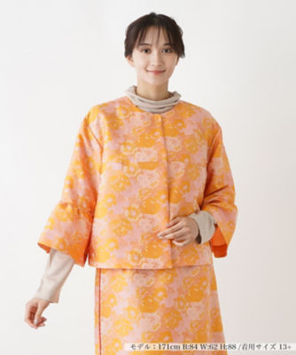 ＜Leilian plus house (Women/大きいサイズ)＞ボタニカル柄ジャケット