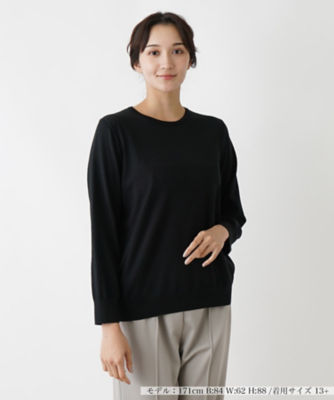 ＜Leilian plus house (Women/大きいサイズ)＞クルーネックプルオーバー