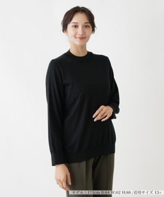 ＜Leilian plus house (Women/大きいサイズ)＞シルク混ハイネックセ－タ－