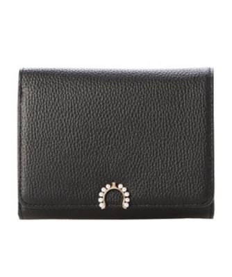 ＜LANVIN en Bleu (Bag&SLG)＞ランバン　オン　ブルー　ＬＡＮＶＩＮ　ｅｎ　Ｂｌｅｕ　サンドニ　二つ折り中Ｌファスナー財布