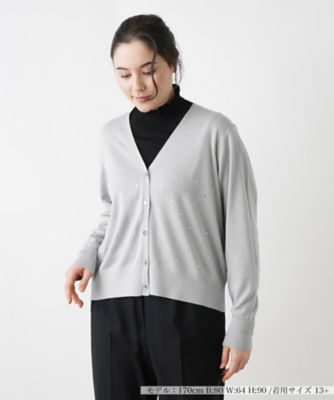 ＜Leilian plus house (Women/大きいサイズ)＞ニットカーディガン