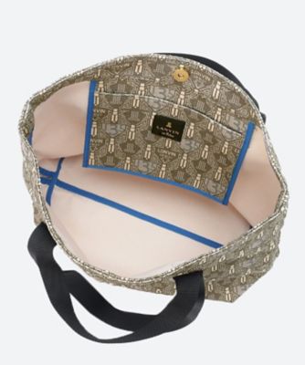 ランバン　オン　ブルー　ＬＡＮＶＩＮ　ｅｎ　Ｂｌｅｕ　アール　トートバッグ