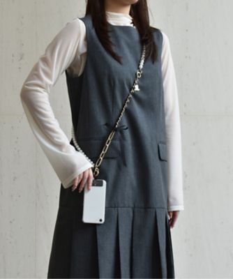 ＜LANVIN en Bleu (Bag&SLG)＞ジュエル　スマホスリング