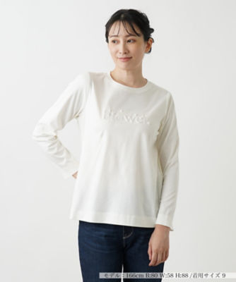 ＜Leilian (Women)＞フラワーロゴカットソー