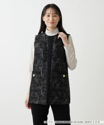 ＜Leilian (Women)＞ベスト【ＲＯＣＨＡＳ　Ｐｒｅｍｉｅｒｅ】