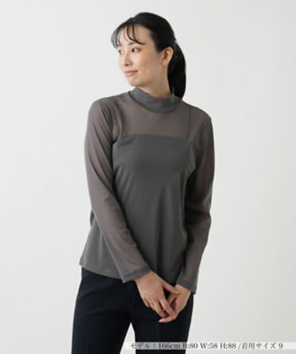 ＜Leilian (Women)＞シアーカットソー