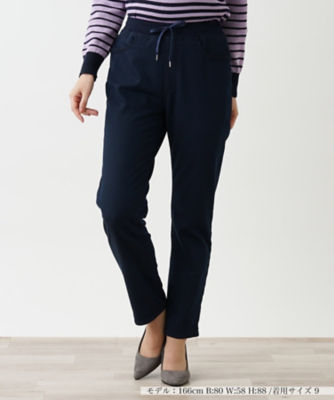 ＜Leilian (Women)＞【あったか素材】ストレッチパンツ【Ｌ　ＪＥＡＮＳ】