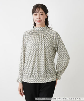 ＜Leilian plus house (Women/大きいサイズ)＞ミドルネックカットソー