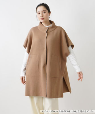 ＜Leilian plus house (Women/大きいサイズ)＞ポンチョコート