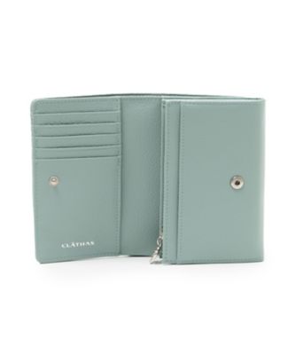 新品】CLATHAS ダークグリーン 三つ折り財布