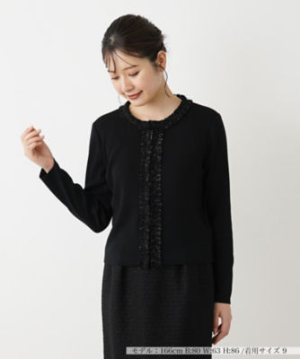 ＜Leilian (Women)＞ニットカーディガン【ＮＥＷ　ＦＯＲＭＡＬ】