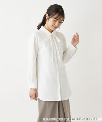 ＜Leilian (Women)＞ブラウス【ＴＨＥ　ＮＥＷ】【Ｌｅｉｌｉａｎ　ＷＨＩＴＥ　ＬＡＢＥＬ】