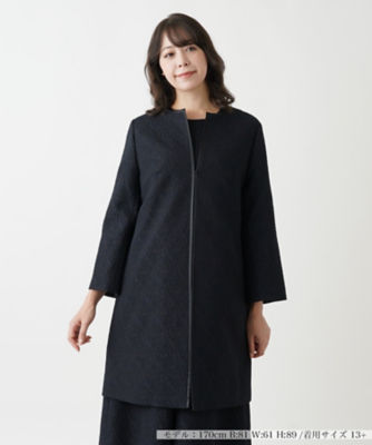 ＜Leilian plus house (Women/大きいサイズ)＞羽織ジャケット【ＴＨＥ　ＮＥＷ】【Ｌｅｉｌｉａｎ　ＷＨＩＴＥ　ＬＡＢＥＬ】