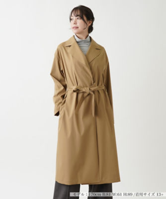 ＜Leilian plus house (Women/大きいサイズ)＞トレンチ風コート【ＴＨＥ　ＮＥＷ】