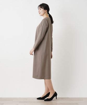 キーネックワンピース【Leilian WHITE LABEL  