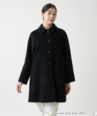 ＜Leilian plus house (Women/大きいサイズ)＞カシミヤステンカラーコート