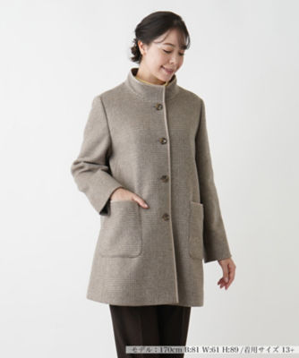 ＜Leilian plus house (Women/大きいサイズ)＞リバーコート【Ｌｅｉｌｉａｎ　ＷＨＩＴＥ　ＬＡＢＥＬ】