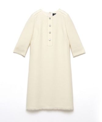 LANVIN collection 有り難う ツイードワンピース