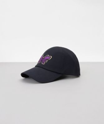 ＜ANNA SUI (Women)＞ＡＮＮＡ　ＳＵＩ　（アナ　スイ）バタフライ刺しゅう　ＣＡＰ