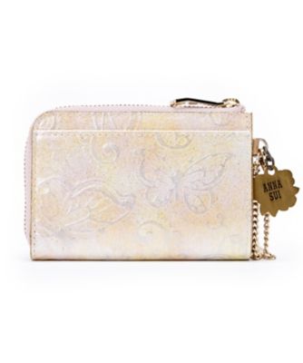 ANNA SUI ファー付きパンプス ピンクゴールド