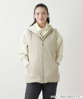 中わたフーディベスト【Leilian WHITE LABEL 