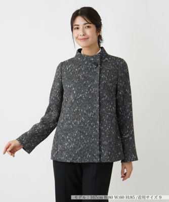 スタンドカラージャケット【Leilian WHITE LABEL  