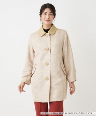 ＜Leilian (Women)＞２ｗａｙハーフコート【ＴＨＥ　ＮＥＷ】【Ｌｅｉｌｉａｎ　ＷＨＩＴＥ　ＬＡＢＥＬ】