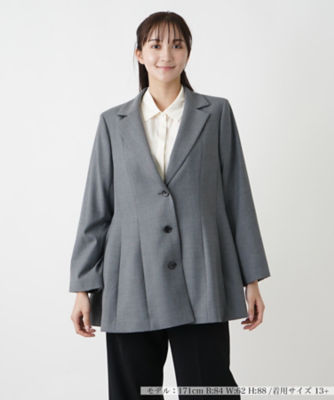 ＜Leilian plus house (Women/大きいサイズ)＞フレアシルエットブレザ－