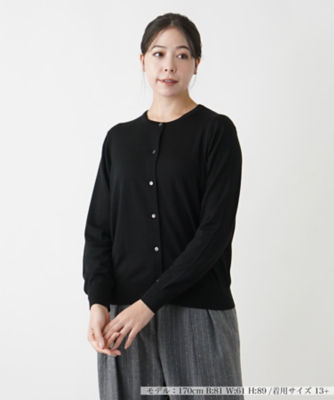 ＜Leilian plus house (Women/大きいサイズ)＞クルーネックカーディガン【ＥＴＥＲＮＡＬ】【ＬＯＲＯ　ＰＩＡＮＡ】