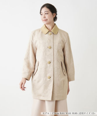 ＜Leilian plus house (Women/大きいサイズ)＞２ｗａｙハーフコート【ＴＨＥ　ＮＥＷ】【Ｌｅｉｌｉａｎ　ＷＨＩＴＥ　ＬＡＢＥＬ】