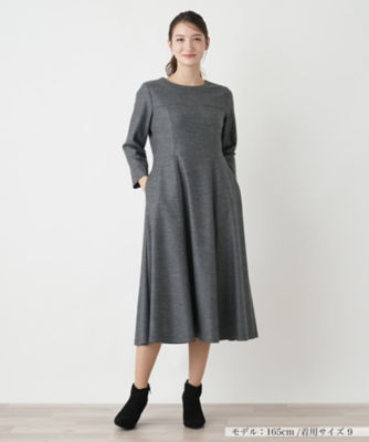 ＜Leilian (Women)＞フレアワンピース【Ｌｅｉｌｉａｎ　ＷＨＩＴＥ　ＬＡＢＥＬ】