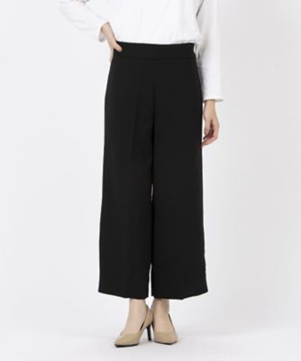 ＜MADAM JOCONDE (Women)＞マダム　ジョコンダ　ＭＡＤＡＭ　ＪＯＣＯＮＤＥ　ワイドクロップドパンツ