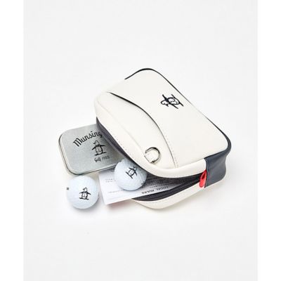 Munsingwear/マンシングウェア 合皮素材ショルダーアクセサリーホルダー
