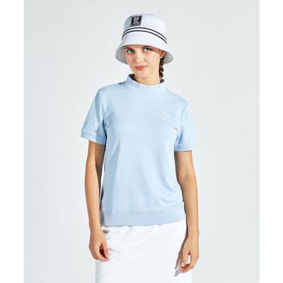 マンシングウェア　Ｍｕｎｓｉｎｇｗｅａｒ　【ＷＥＢ限定】ＳＵＮＳＣＲＥＥＮ　ビッグロゴ刺繍モックネック半袖シャツ