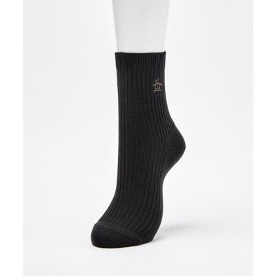 マンシングウェア　Ｍｕｎｓｉｎｇｗｅａｒ　クルー丈　ワンポイントソックス【返品不可商品】