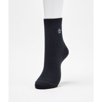 マンシングウェア　Ｍｕｎｓｉｎｇｗｅａｒ　クルー丈　ワンポイントソックス【返品不可商品】