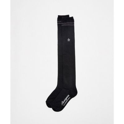 マンシングウェア　Ｍｕｎｓｉｎｇｗｅａｒ　ライン入り　ニーハイソックス【返品不可商品】
