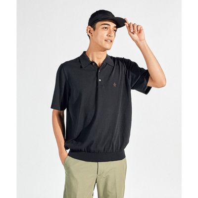 Munsingwear Ice Cotton High Gauge Short Sleeve Knit Polo Shirt