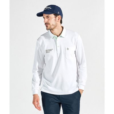 Munsingwear/マンシングウェア マンシングウェア　Ｍｕｎｓｉｎｇｗｅａｒ　サンスクリーンドット鹿の子長袖ポロシャツ