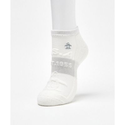 Munsingwear/マンシングウェア マンシングウェア Munsingwear アンクル丈 ペンギン柄ジャカードソックス【返品不可商品】